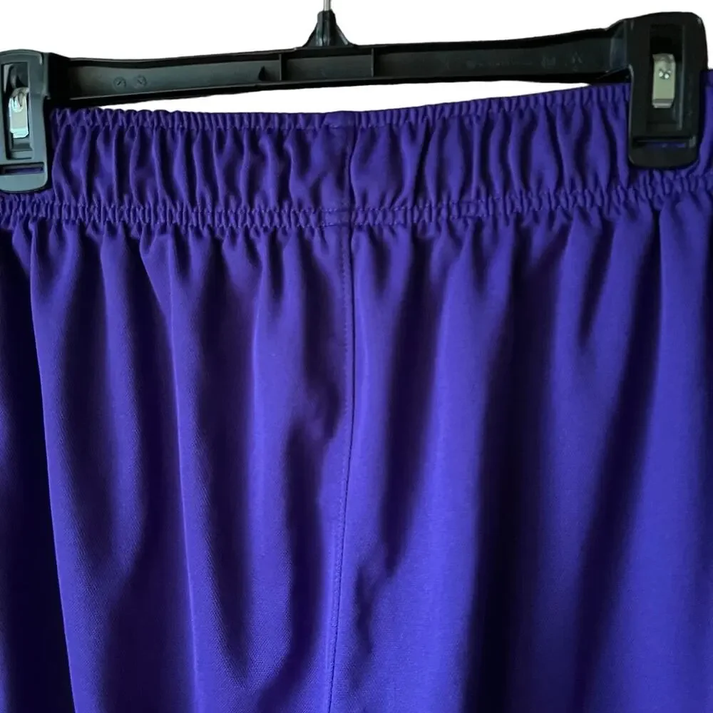 Adidas NBA Los Angeles Lakers Basketball Shorts Purple Yellow Mens Large